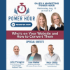 Sales and Marketing Power Hour: Who's On Your Website and How to Convert Them