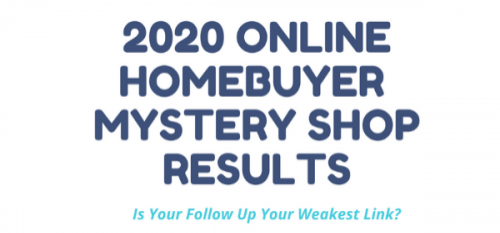 Webinar: 2020 Vision: Online Homebuyer Mystery Shop Revealed