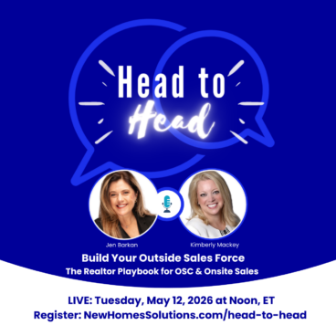 Head-to-Head with Jen Barkan Graphic--Build Your Outside Sales Force